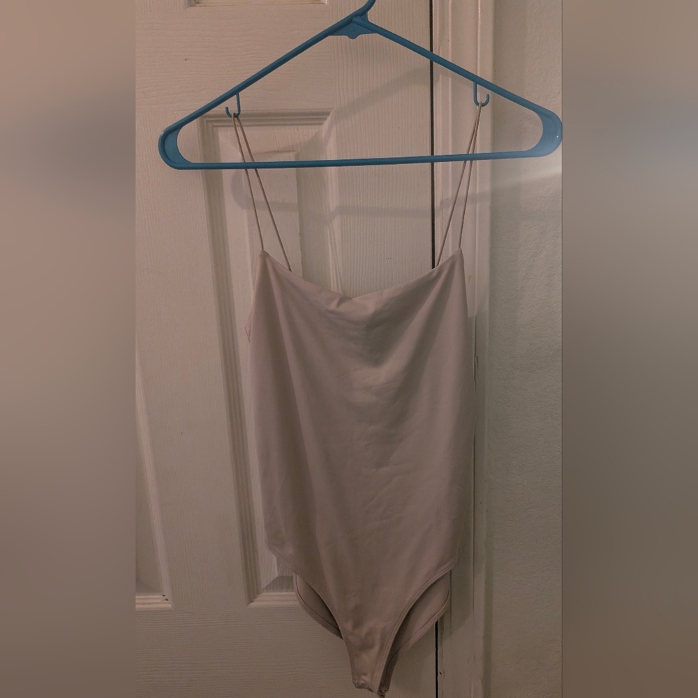 Forever 21 Women's Cream Tank Bodysuit (New w/Tags)